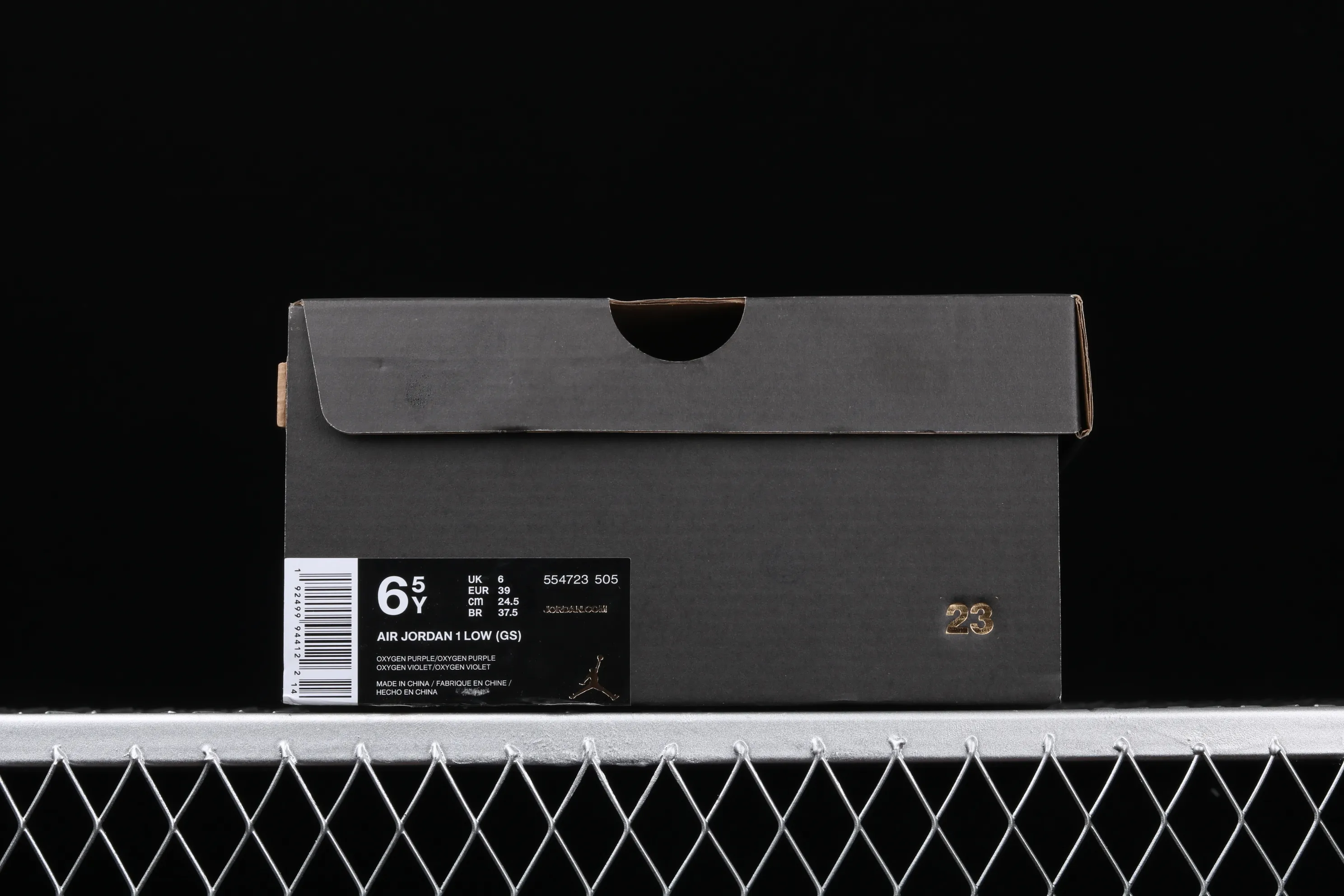 All categories Air Jordan Jordan series basketball shoes Air Jordan 1 Low Air Jordan 1 Low GS AJ1 Joe 1 electric purple low-top women's basketball shoes 554723-505